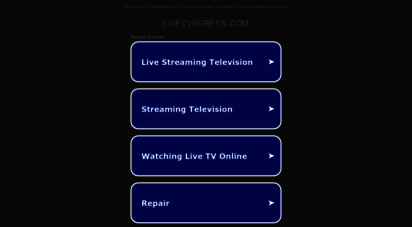 livetvscreen.com - watch news channels online from around the world