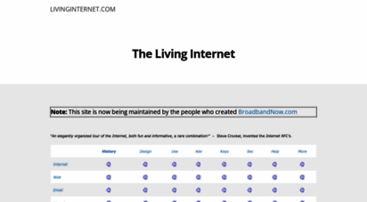 livinginternet.com - the internet