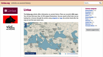 similar web sites like livius.org