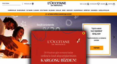 loccitane.com.tr - l´occitane türkiye doğal cilt vücut saç bakımı parfümler ev kokuları banyo ve duş ürünleri