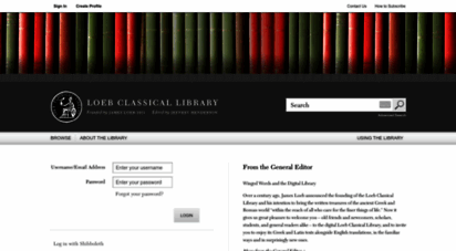 loebclassics.com - home  loeb classical library