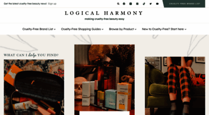 logicalharmony.net - logical harmony - your guide for cruelty-free beauty!