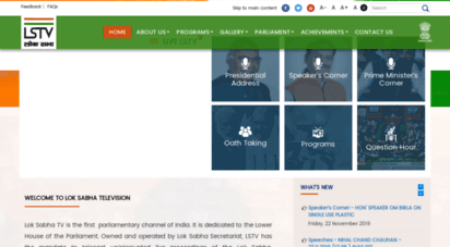 loksabhatv.nic.in