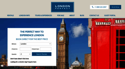 londonperfect.com - london vacation rentals - london luxury apartment rentals in england