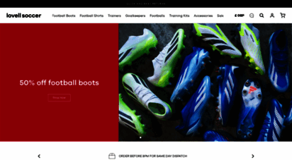 lovellsoccer.co.uk - lovell soccer - football boots, base layer, replica football shirts & football equipment