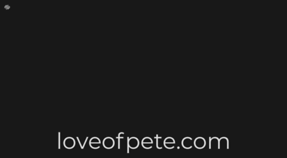 loveofpete.com