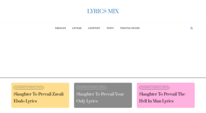 lyricsmix.net - lyrics mix