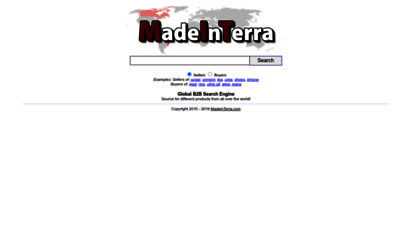 madeinterra.com - madeinterra.com - global b2b search engine