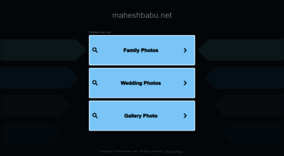 maheshbabu.net