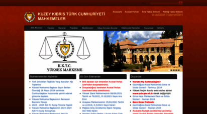 mahkemeler.net - kktc mahkemeleri  resmi web sitesi  www.mahkemeler.net 