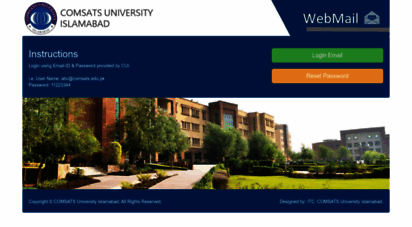 mail.comsats.edu.pk