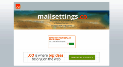 mailsettings.co - simple solutions to configure mail settings on your account