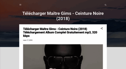 maitregimsceinturenoire.blogspot.com - télécharger maître gims - ceinture noire 2018