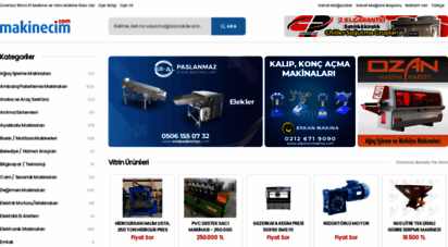makinecim.com - makinecim.com makina üreticileri, tedarikçileri ve ürünleri b2b portalı