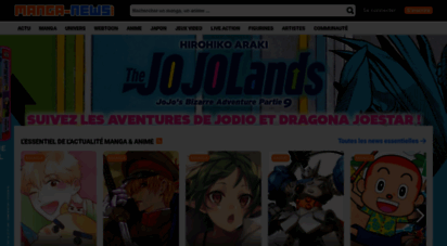 manga-news.com - toute l´actualité manga et anime en france et au japon