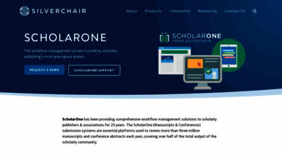 manuscriptcentral.com - workflow-management systems for scholarly journals - scholarone - web of science group