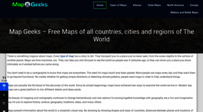 mapgeeks.org - map geeks - free maps of all countries, cities and regions of the world  mapgeeks