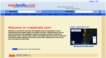 maplandia.com - google maps world gazetteer  maplandia.com