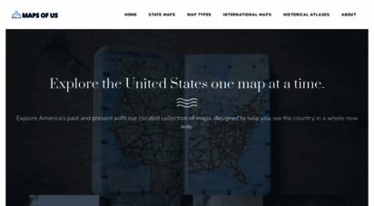 mapofus.org - historical atlases and maps of u.s. and states  map of us