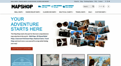 mapshop.com - world maps, travel maps, decorator maps, globes and wall maps