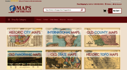 mapsofthepast.com - old maps  historic maps  antique maps  map reproductions