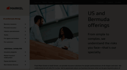 markelinsurance.com - specialty & small business insurance  markel specialty