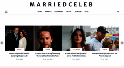 marriedceleb.com - married celeb  celebrities relation, married, children, net worth  married celeb