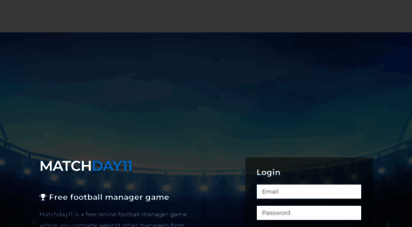 matchday11.net - matchday11 football manager