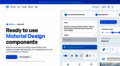 material-ui.com - material-ui: a popular react ui framework