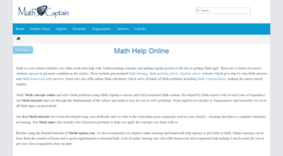 mathcaptain.com - 