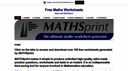 mathsprint.wordpress.com