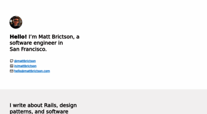 mattbrictson.com