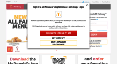 mcdelivery.ae - mcdelivery™ uae