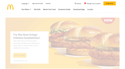 mcdonalds.com - mcdonald´s deutschland  burger  mcnuggets  mccafé  desserts & mehr