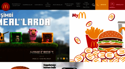 mcdonalds.com.tr - mcdonald´s gibisi yok  mcdonald´s