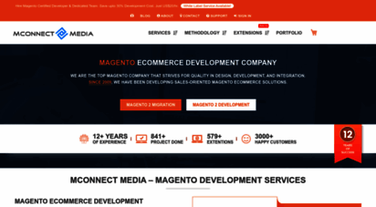 mconnectmedia.com - magento development company, ecommerce web development usa, india