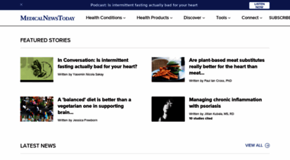 medicalnewstoday.com - medical and health information