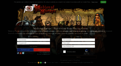 medieval-europe.eu - medieval europe, a free online role playing game