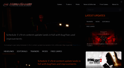 megagames.com - megagames - game trainers, cheats, mods, fixes, news and videos for games