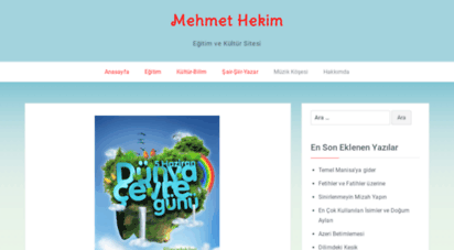 mehmethekim.com - mehmet hekim