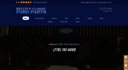 melvinsclassicfordparts.com