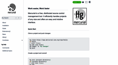 mercurial-scm.org - mercurial scm