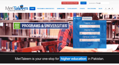 meritaleem.com - meritaleem - one-stop for higher education in pakistan!