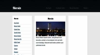 mersin.web.tr - mersin şehir rehberi  dünya kenti mersin