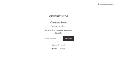 meskbit.com - meskbit shop