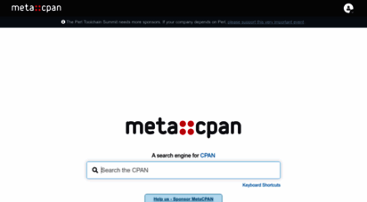 metacpan.org - search the cpan - metacpan.org