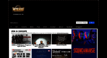 metalhead.ro - metalhead.ro - site-ul de rock si metal numarul 1 in romania