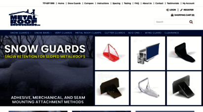 metalroofsnowguards.com