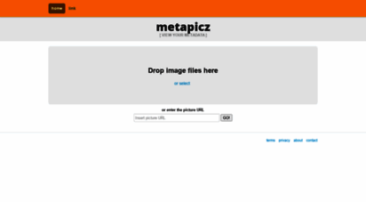 metapicz.com - online metadata and exif viewer