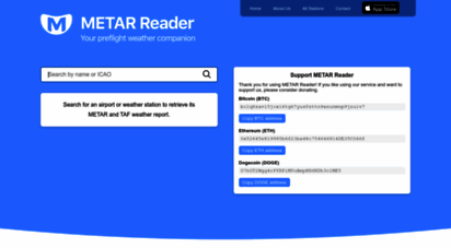 metarreader.com - metar reader  free online metar services